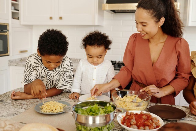 family Eating
